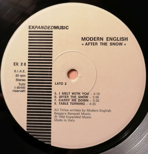 Modern English - After The Snow | Expanded Music (EX 28) - 4