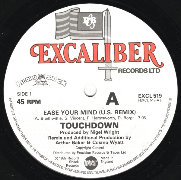 Touchdown - Ease Your Mind (U.S. Remix) | Excaliber Records Ltd. (EXCL 519)