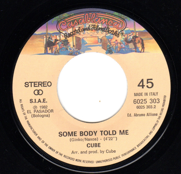 Cube - Two Hits Are Better Than One / Somebody Told Me | Casablanca (6025 303) - 4 Cube - Two Hits Are Better Than One / Somebody Told Me | Casablanca (6025 303) - 4