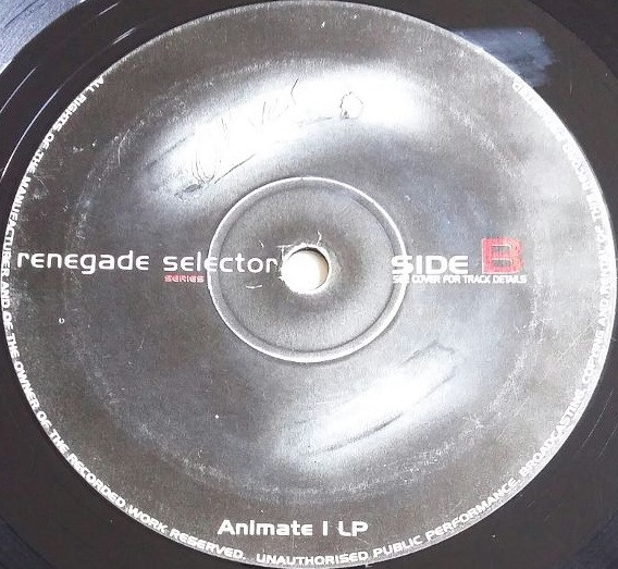 Various - Renegade Selector (Series 1) | Re-Animate Recordings (ANIMATE 1 LP) - 3 Various - Renegade Selector (Series 1) | Re-Animate Recordings (ANIMATE 1 LP) - 3