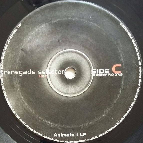 Various - Renegade Selector (Series 1) | Re-Animate Recordings (ANIMATE 1 LP) - 4 Various - Renegade Selector (Series 1) | Re-Animate Recordings (ANIMATE 1 LP) - 4