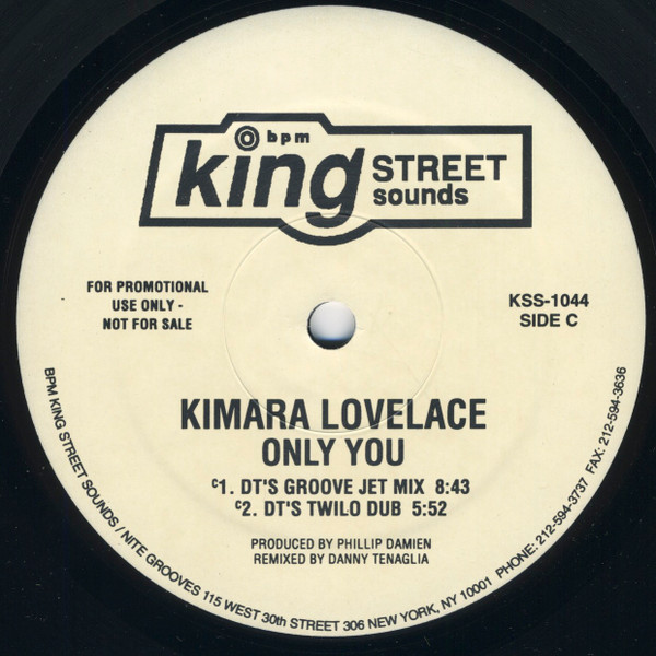 Kimara Lovelace - Only You | BPM King Street Sounds (KSS 1044) - main