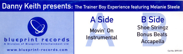 Danny Keith Presents Trainer Boy Featuring Melanie Steele - Movin' On | Blueprint Records (BPR 001) - main