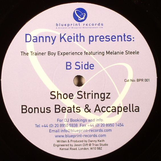 Danny Keith Presents Trainer Boy Featuring Melanie Steele - Movin' On | Blueprint Records (BPR 001) - 3