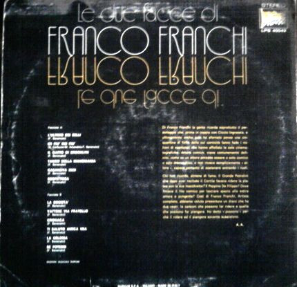 Franco Franchi - Le Due Facce Di Franco Franchi | Durium Start (LPS 40042) - 2 Franco Franchi - Le Due Facce Di Franco Franchi | Durium Start (LPS 40042) - 2
