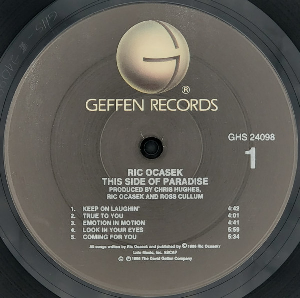 Ric Ocasek - This Side Of Paradise | Geffen Records (GHS 24098) - 5