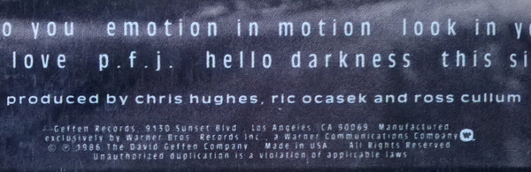 Ric Ocasek - This Side Of Paradise | Geffen Records (GHS 24098) - 4