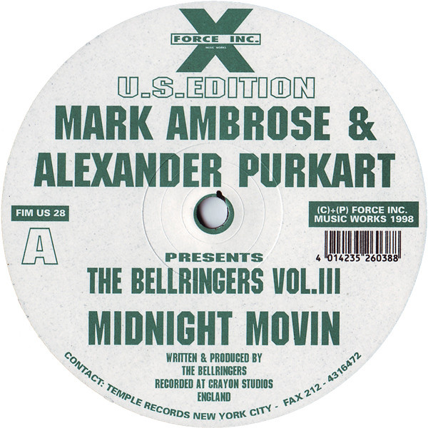 Mark Ambrose & Alexander Purkart Presents Bellringers - Vol. III | Force Inc. Music Works U.S.Edition (FIM US 28) Mark Ambrose & Alexander Purkart Presents Bellringers - Vol. III | Force Inc. Music Works U.S.Edition (FIM US 28)