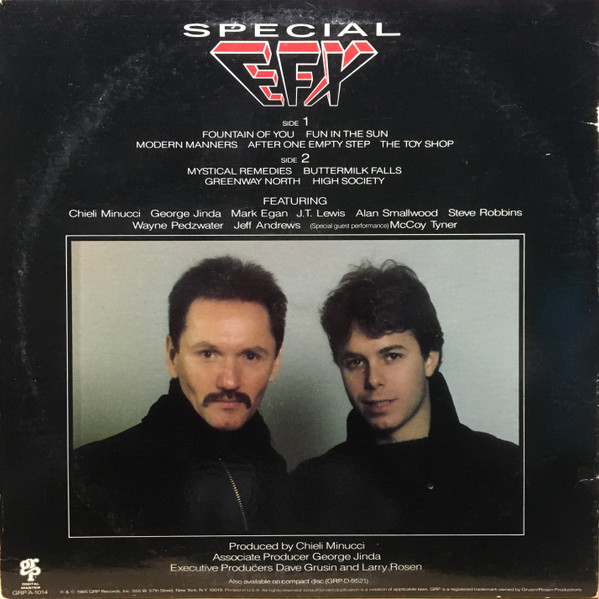 Special EFX - Modern Manners | GRP (GRP-A-1014) - 2