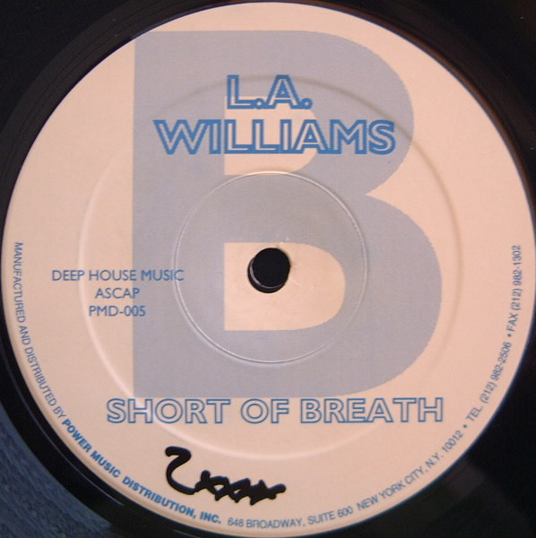 L.A. Williams - Short Of Breath | Power Music Records (PMD-005)