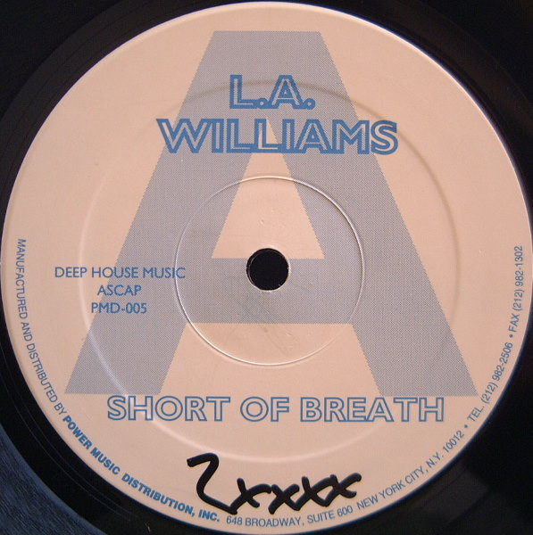 L.A. Williams - Short Of Breath | Power Music Records (PMD-005) - 2