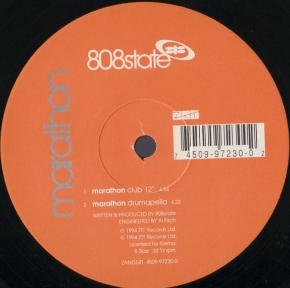 808 State - Bombadin | ZTT (ZANG54T 4509-97230-0) - 4