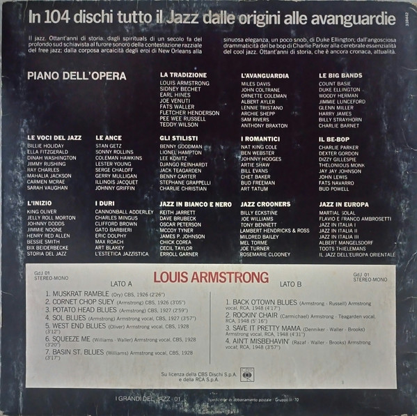 Louis Armstrong - Louis Armstrong | Fabbri Editori (GdJ 01) - 2 Louis Armstrong - Louis Armstrong | Fabbri Editori (GdJ 01) - 2