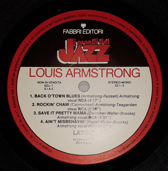 Louis Armstrong - Louis Armstrong | Fabbri Editori (GdJ 01) - 4 Louis Armstrong - Louis Armstrong | Fabbri Editori (GdJ 01) - 4