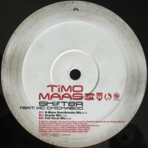 Timo Maas Feat. MC Chickaboo - Shifter | Perfecto (PERF31T) - 3 Timo Maas Feat. MC Chickaboo - Shifter | Perfecto (PERF31T) - 3