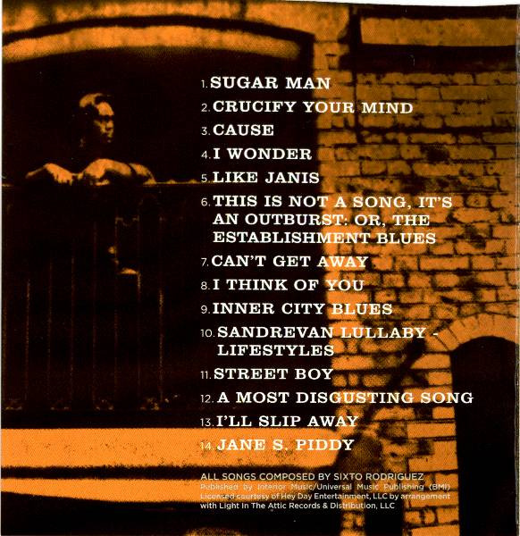 Rodriguez - Searching For Sugar Man (Original Motion Picture Soundtrack) | Light In The Attic (88725447852)