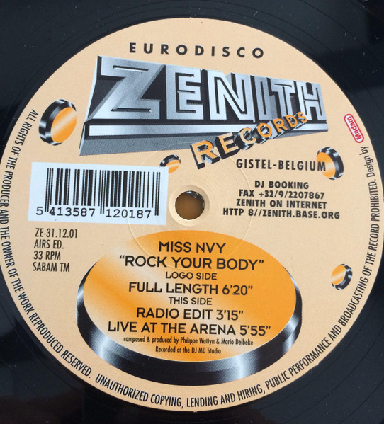 Miss NVY - Rock Your Body | Zenith (311201)