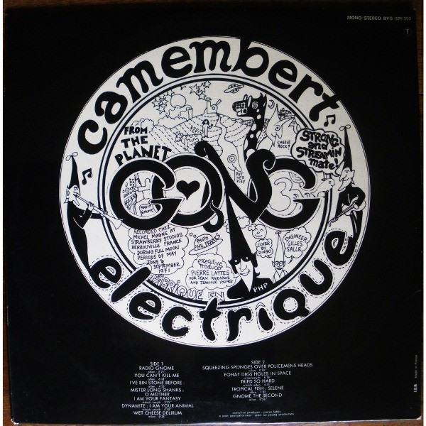 Gong - Camembert Electrique | BYG Records (BYG 529.353) - 3 Gong - Camembert Electrique | BYG Records (BYG 529.353) - 3