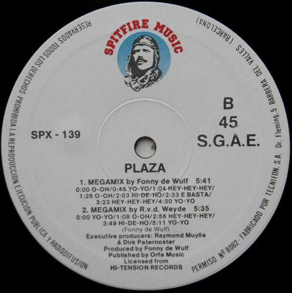 Plaza - Hey-Hey-Hey | Spitfire Music (SPX - 139) - 4