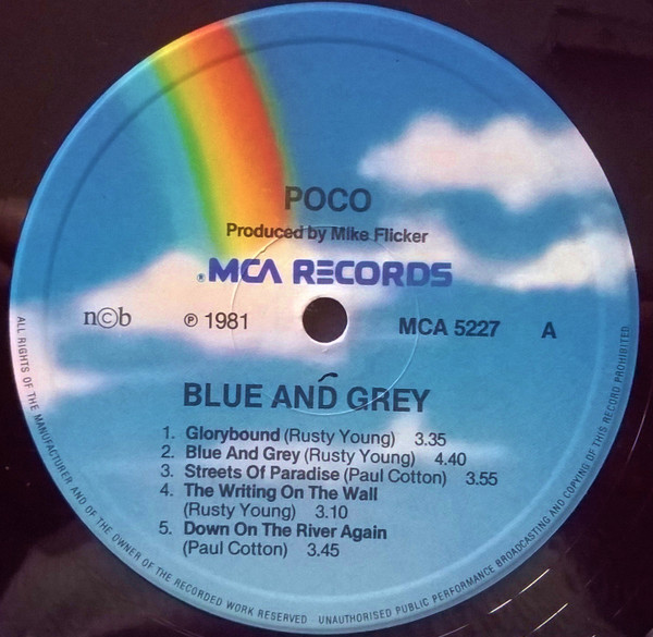 Poco - Blue And Gray | MCA Records (MCA-5227) - 4 Poco - Blue And Gray | MCA Records (MCA-5227) - 4