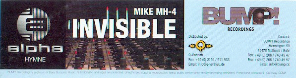 Mike MH-4 - Invisible | Bump! Recordings (BUM006) - main