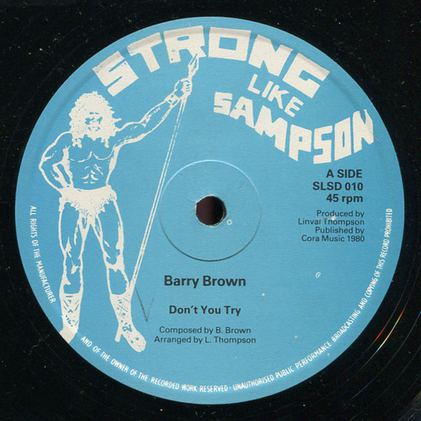 Bunny Lie Lie / Anthony Johnson - Don't You Try / Hey Mr Rich-Man | Strong Like Sampson (SLSD 010) - main Bunny Lie Lie / Anthony Johnson - Don't You Try / Hey Mr Rich-Man | Strong Like Sampson (SLSD 010) - main