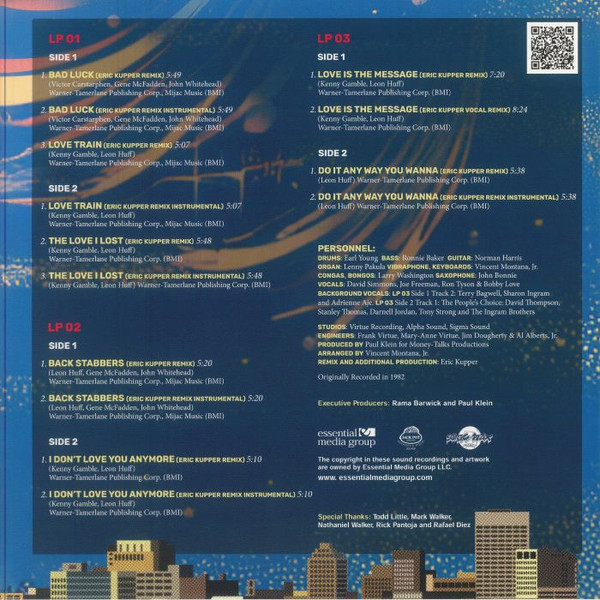 The Philly All Stars - Reimagined (Eric Kupper Remixes) | Sonic Wax Records (MTP 29071-1) - 2