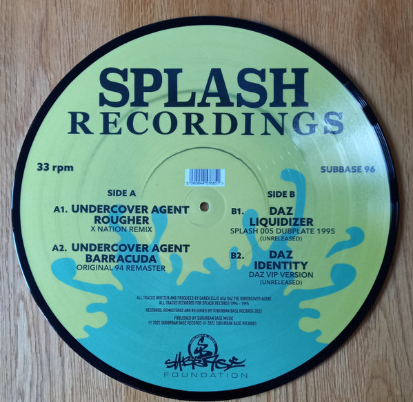 Undercover Agent / Daz Ellis - Untitled | Suburban Base Records (SUBBASE 96) Undercover Agent / Daz Ellis - Untitled | Suburban Base Records (SUBBASE 96)