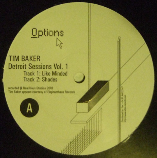 Tim Baker - Detroit Sessions Vol 1 | Options (OPT002)