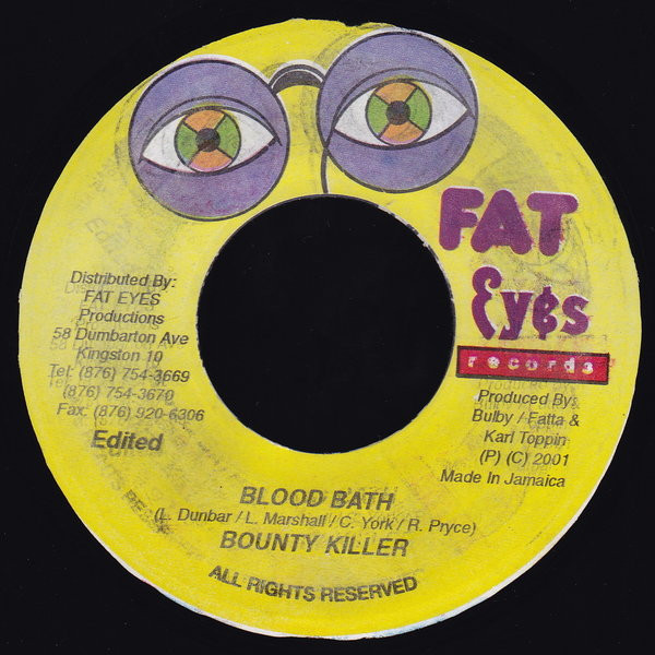 Bounty Killer - Blood Bath | Fat Eyes Records (8976) - main