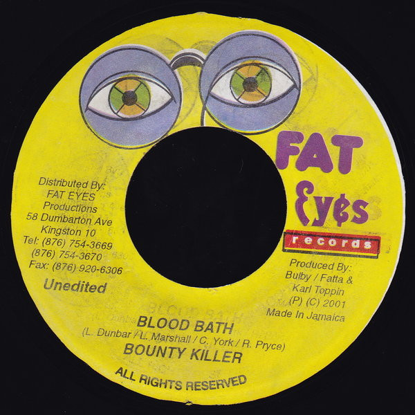 Bounty Killer - Blood Bath | Fat Eyes Records (8976) - 2