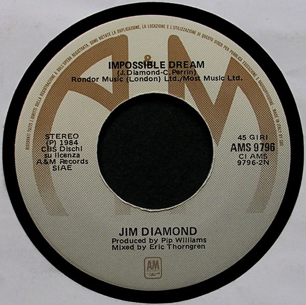 Jim Diamond - I Should Have Known Better | A&M Records (AMS 9796) - 4