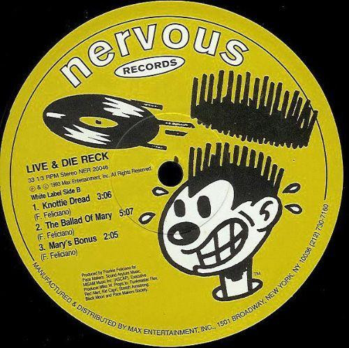 Live & Die Reck - Live And Die Reck | Nervous Records (NER 20046) - 3 Live & Die Reck - Live And Die Reck | Nervous Records (NER 20046) - 3