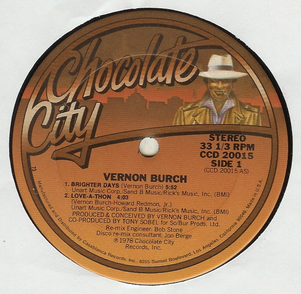 Vernon Burch - Brighter Days / Love-A-Thon | Chocolate City (CCD 20015)