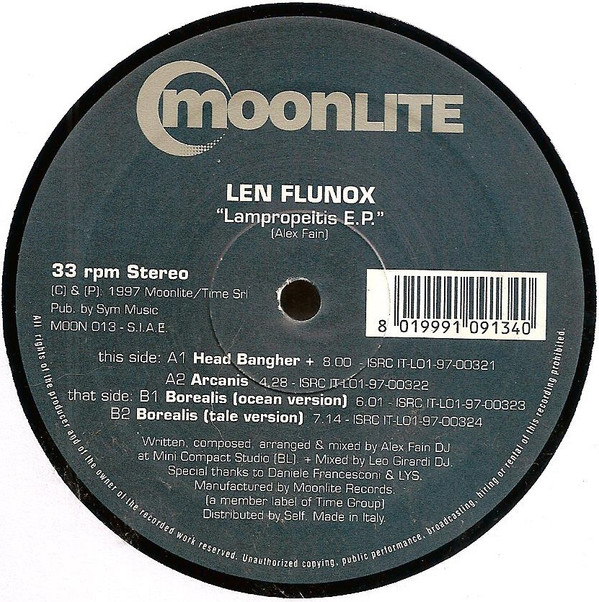 Len Flunox - Lampropeltis E.P. | Moonlite (MOON 013)