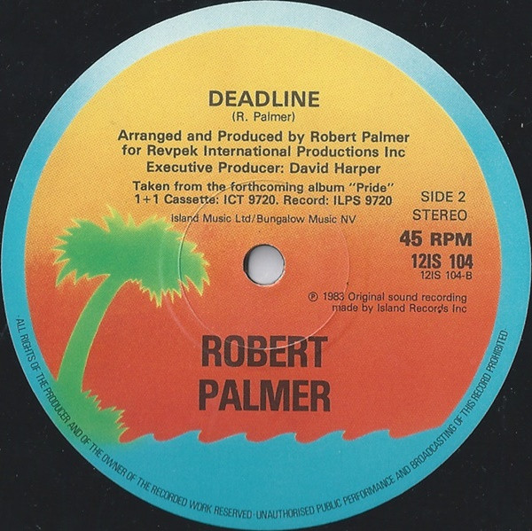 Robert Palmer - You Are In My System | Island Records (12IS104) - 4 Robert Palmer - You Are In My System | Island Records (12IS104) - 4