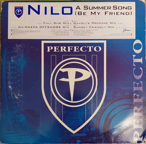 Nilo - A Summer Song (Be My Friend) | Perfecto (PERF020TP)