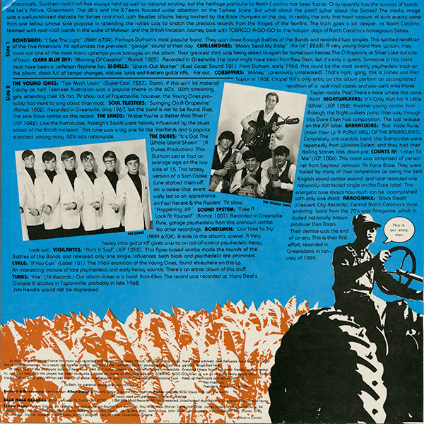 Various - Tobacco A-Go-Go (North Carolina Rock'n'Roll In The Sixties) | Blue Mold (BMLP-101) - 2