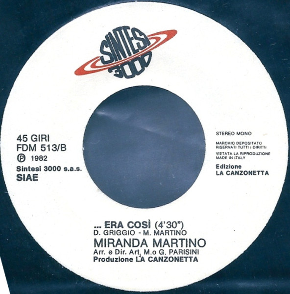 Miranda Martino - Luna | Sintesi 3000 (FDM 513) - 3