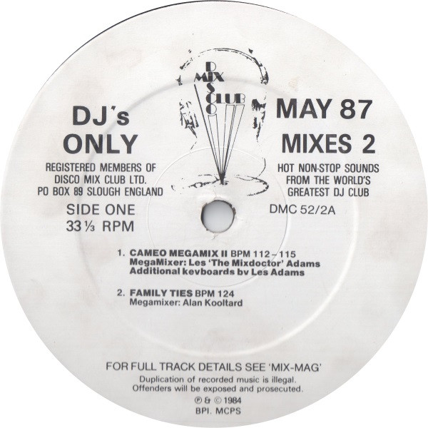 Various - May 87 Mixes 2 | DMC (DMC 52/2) - 3
