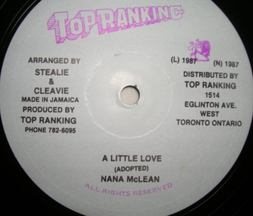 Nana McLean - A Little Love | Top Ranking (none)