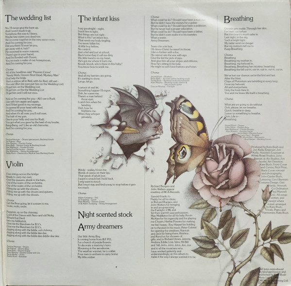 Kate Bush - Never For Ever | EMI (2 C 070 - 07339) - 3