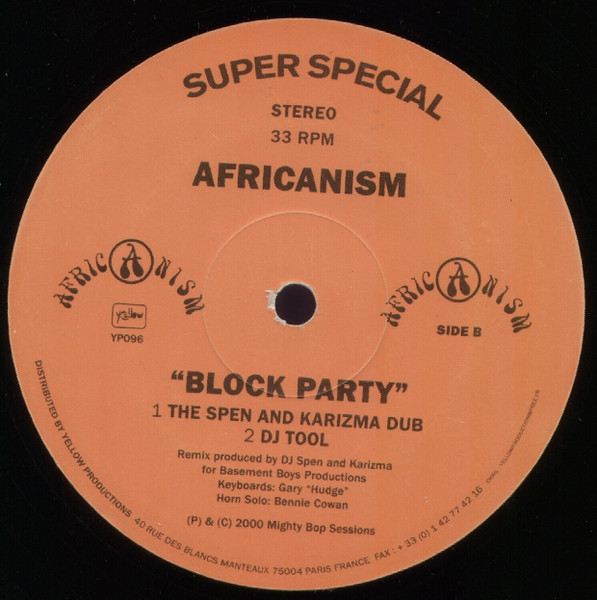 Africanism - Block Party | Yellow Productions (YP096) - 2