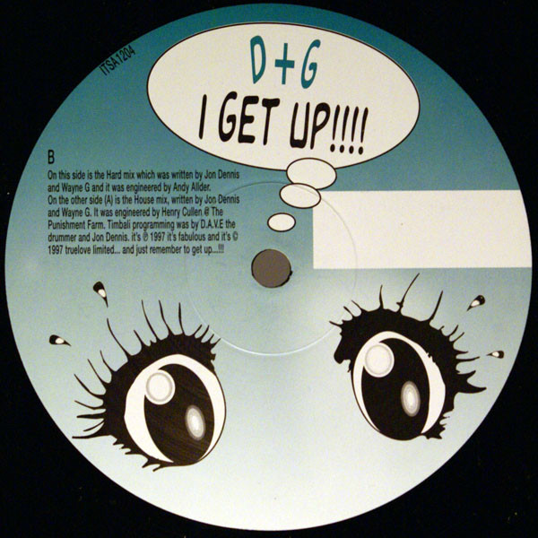 D+G - I Get Up!!! | It's Fabulous! Records (ITSA 1204)
