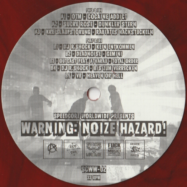 Various - Warning: Noize Hazard! | Speedcore Worldwide Audio Netlabel (SCWW-02)