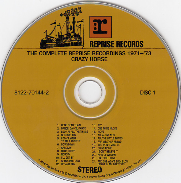 Crazy Horse - The Complete Reprise Recordings 1971-'73 | Warner Bros. Records (8122-70144-2) - 3