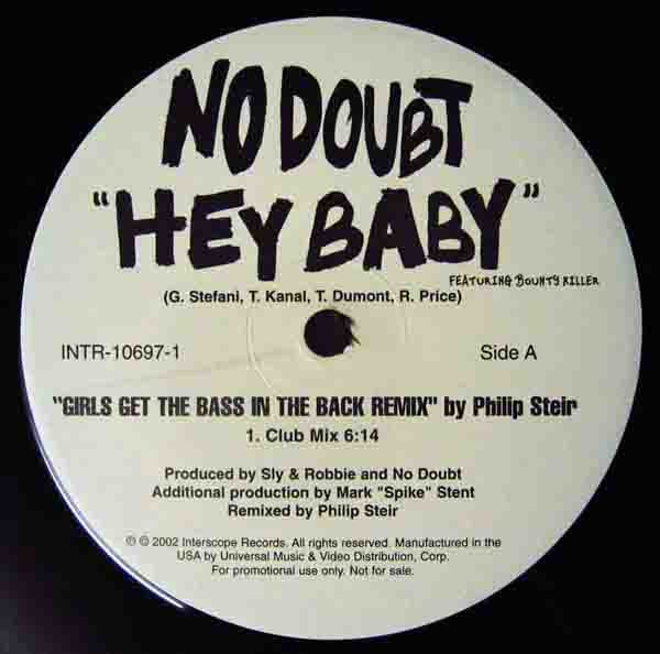 No Doubt - Hey Baby | Interscope Records (INTR-10697-1) No Doubt - Hey Baby | Interscope Records (INTR-10697-1)
