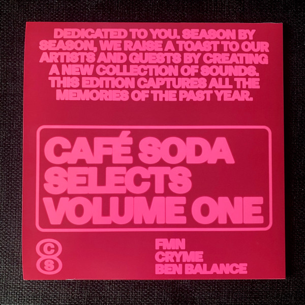 Various - Café Soda Selects Volume One | Café Soda Records (CS0001) - 2 Various - Café Soda Selects Volume One | Café Soda Records (CS0001) - 2