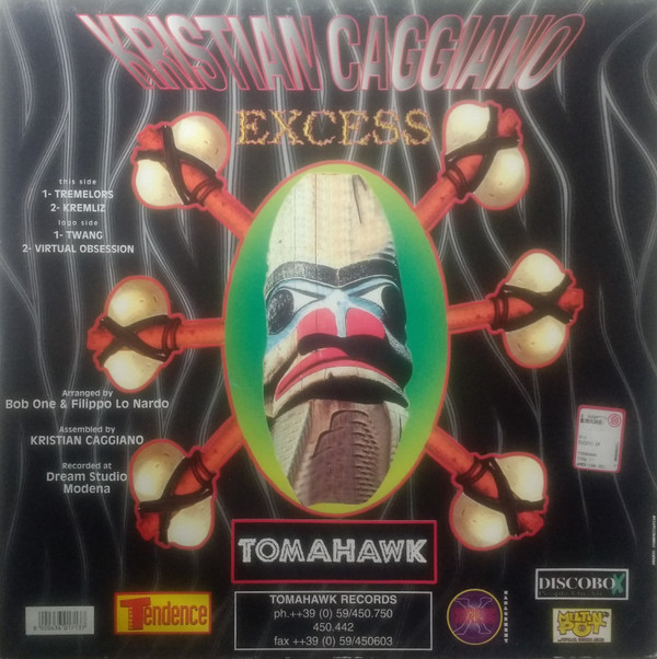 Kristian Caggiano - Excess E.P. | Tomahawk Records (TOMA 11)