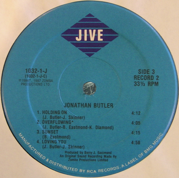 Jonathan Butler - Jonathan Butler | Jive (1032-1-J) - 6